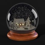 3d snow globe model FCRUWSG