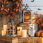 autumn decorating ideas fall front porch halloween decorations UUPMTSR