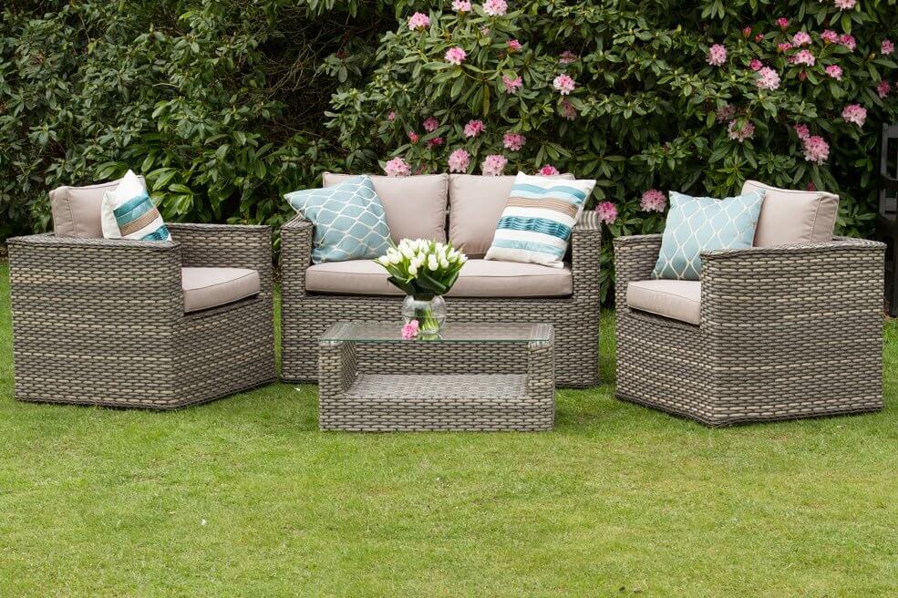 cheap garden furniture sets best natural cappuccino rattan garden sofa furniture bahia modus set  intended UYJXRZH