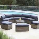 cheap rattan garden furniture sets 9 piece mayfair curved modular rattan garden furniture set | bridgman BUXRBOR