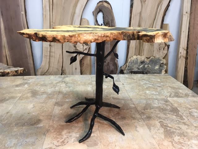 custom end table 21 inch tall custom tree hand-made accent/end table base! accent/ OZKZNVD
