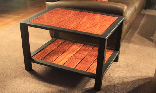 custom end table ... custom end tables - terrasteel furniture design - custom furniture in ISEWTTX