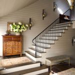decorate stairs ideas stairway decorating idea with sconces XZMEWIQ