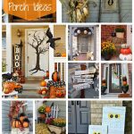 decorating ideas for halloween front porch 25 fall u0026 halloween front porch decorating ideas | a glimpse inside RTVSJSU