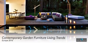 Garden Furniture Trends contemporary garden furniture living trends from europe for 2016 TRGXWFV