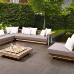 Lounge Garden Furniture beautiful affordable nice design metal and wood outdoor lounge with grey NTQOHQH