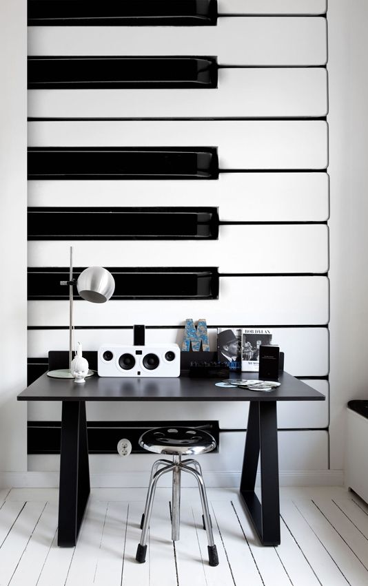panel shelves for musical decoration sound objects wall panel piano keys wall hanging. can be made in FVFWGRU