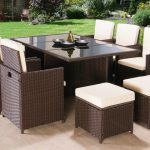 polyrattan Lounge Seating group poly-rattan garden furniture set ... NRGDDXZ