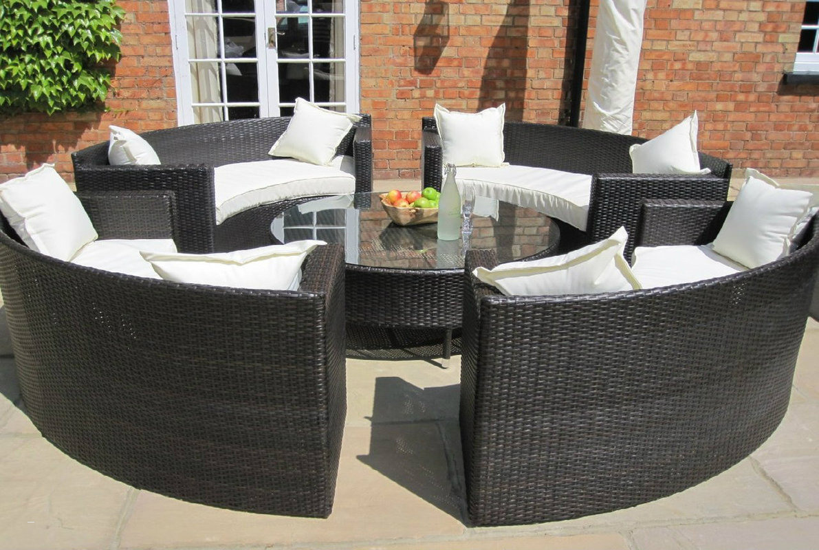 Rattan Garden Furniture Set outdoor dining sets for 8 new oakita lauren rattan garden furniture RHHGCVN