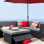 Rattan Seating Group amazon.com: baner garden (k35 4 pieces outdoor furniture complete patio wicker OXETBGK