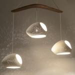 designer lights claylight double cut boomerang - designer lighting ceramic  chandelier | lightexture - unique ZGQCLOB