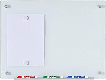 Glass Magnetic Board magnetic glass dry-erase board set - 17 3/4 x 23 5 VCDWTNE