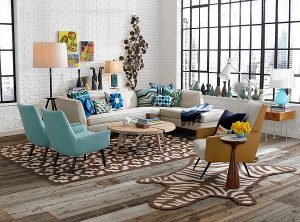 Retro Style living room fabulous living room with a cool collection of vases EKALWIJ