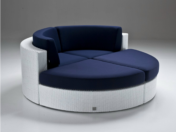 Round sofa bahia indoor-outdoor round couch TFQDEIT