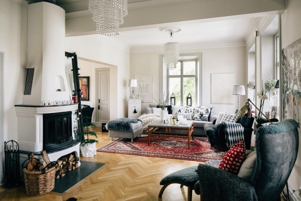 Scandinavian design living room 37 |; source: svenskfast MRRAQZS