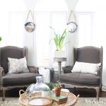 Spring decoration for the living room this casually elegant living room is all set to go for spring! use these  simple TUSRXOR