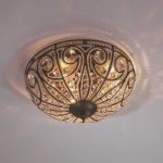 Vintage Crystal Ceiling Light - Small - Shades of Light