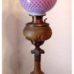 Antique Table Lamp By Bradley and Hubbard Banquet Lamp