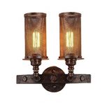 JINGUO Lighting Industrial Vintage Wall Sconce Antique Copper 2