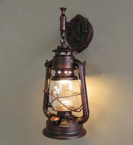 Fashion antique Wall lights wrought iron vintage lantern kerosene