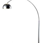 Dimond D1428 Penbrook Arc Lamp, Silver Plated and White Marble