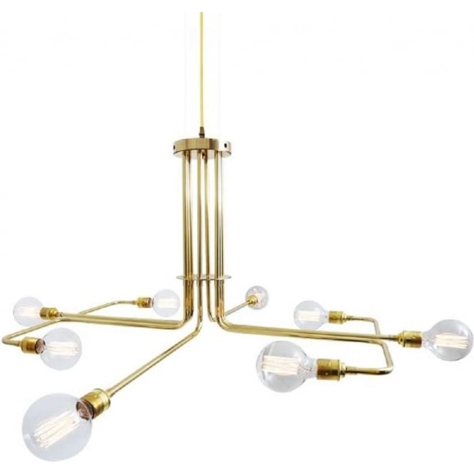 Brass and gold ceiling lights