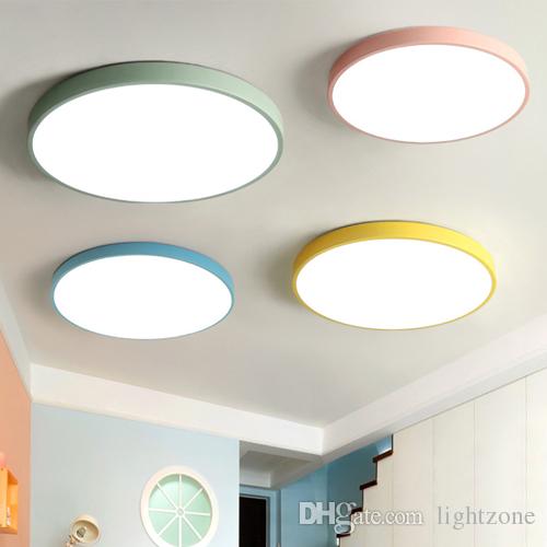 2019 New Arrivals Ultra Thin Led Ceiling Lights Modern Macarons