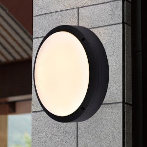 Round Flat Led Light for Outside Porch Ceiling, Waterproof Led