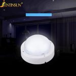 Round Motion Sensor LED Ceiling Lamp Modern White Ceiling Lights For