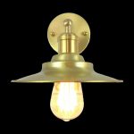 200mm diameter brass wall light edison vintage copper material