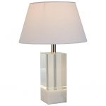 Stone & Beam Modern Crystal Table Lamp, 18