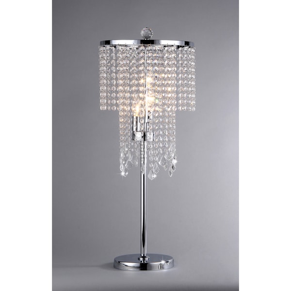 Shop Crystal Table Lamp - Free Shipping Today - Overstock.com - 7550256