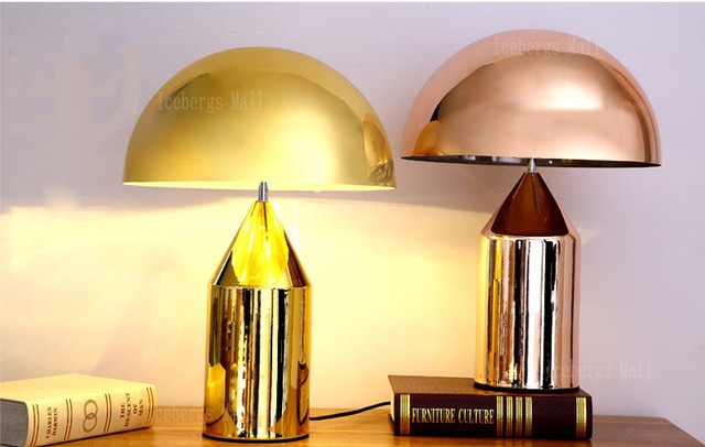 Modern Metal Mushroom Desk Lamp,Italy Replica Designer Table Lamp