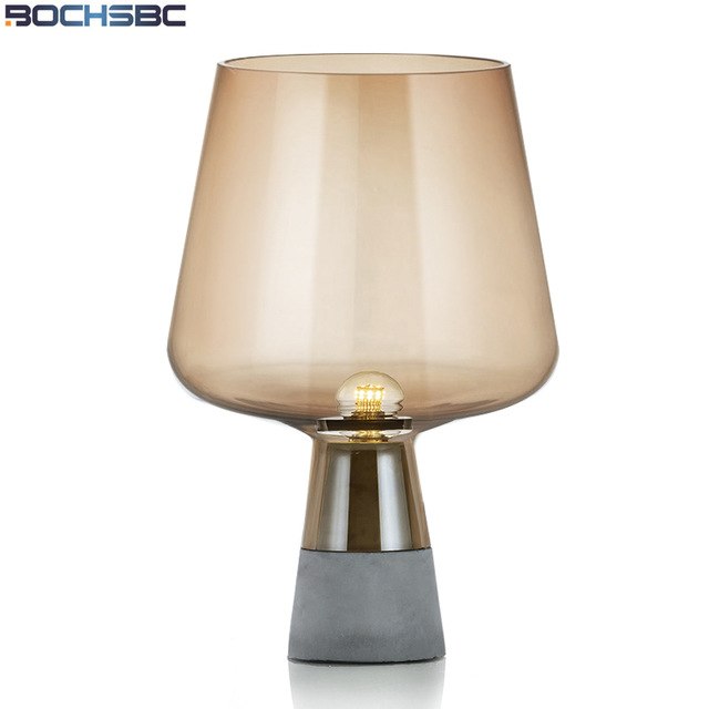 BOCHSBC Modern Designer Table Lamp Cement Bracket Table Lights E27