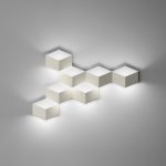 Wall Light in Designer Style, Trendy And Exquisite Seven Cubes