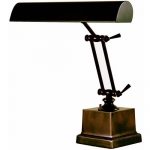House Of Troy Mahogany Bronze 14 Inch Adjustable Desk/Piano Lamp P14