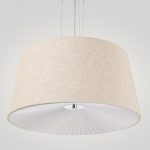 fabric cloth cover pendant lights rural modern suspended hanging