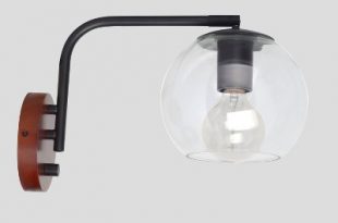 Menlo Glass Globe Wall Light Black Lamp Only - Project 62™ : Target