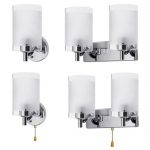 Wall Fixtures 116880: Modern Glass Wall Light Sconce Lighting Lamp