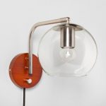 Madrot Glass Globe Wall Light Nickel Lamp Only - Project 62™ : Target