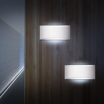 Simple Modern LED Wall Light Fixtures For Home Gypsum Wall Sconce