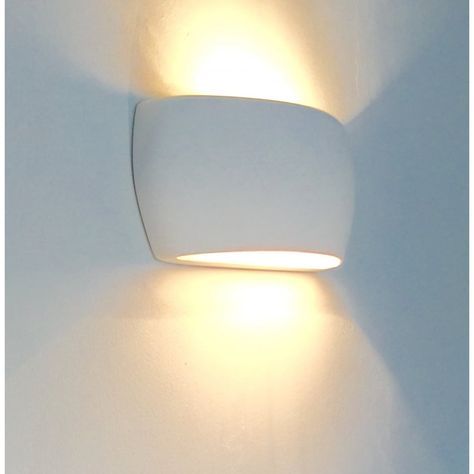 Alfie Lighting 0318MAR Marton 1 Light Double Insulated Gypsum Wall