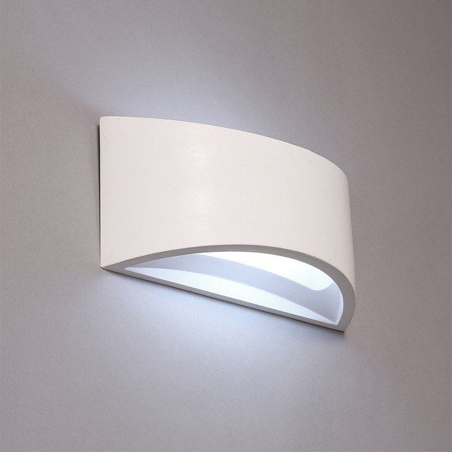 Nordic Style Wall Lamps Contracted Gypsum Wall Lights Modelling Wall