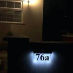 Solar Powered House Number Light Solar Powered House Numbers Address