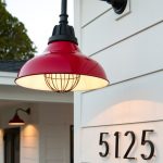 Carson Warehouse Lights with Wire Bulb Guard | Rejuvenation | Patio
