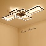 NEO Gleam Rectangle Aluminum Modern Led ceiling lights for living