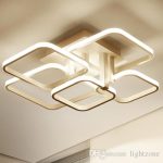 2019 Nordic LED Ceiling Lights White Coffee Acrylic Indoor Lighting