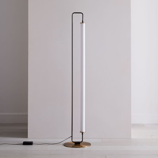 Linear Metal LED Floor Lamp | west elm