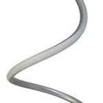SkyeyArc Spiral LED Table Lamp, Curved LED Desk Lamp, Contemporary  Minimalist Lighting Design, Cool White Light, Stepless Dimmable Light, 13W,  Silver