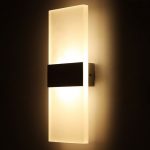 Creative acrylic led wall lights 85 265V living room bedroom study